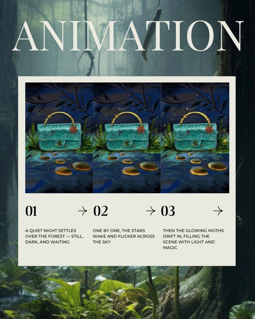 Storyboard for the animation