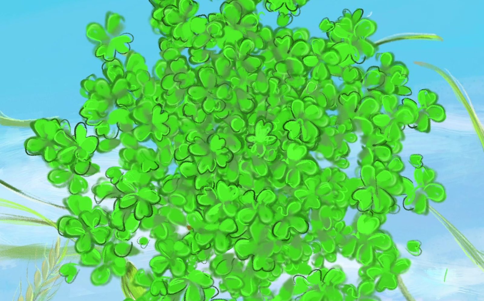 A cloud of clover